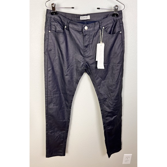 The Unbranded Brand Pants - MyHailys Black Bootcut Womens Faux Leather Sz XL NWT 31W 29I